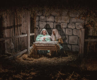 Drive Thru Nativity at Clarksville Grace Church of the Nazarene on December 13, 2025. (Wesley Irvin)