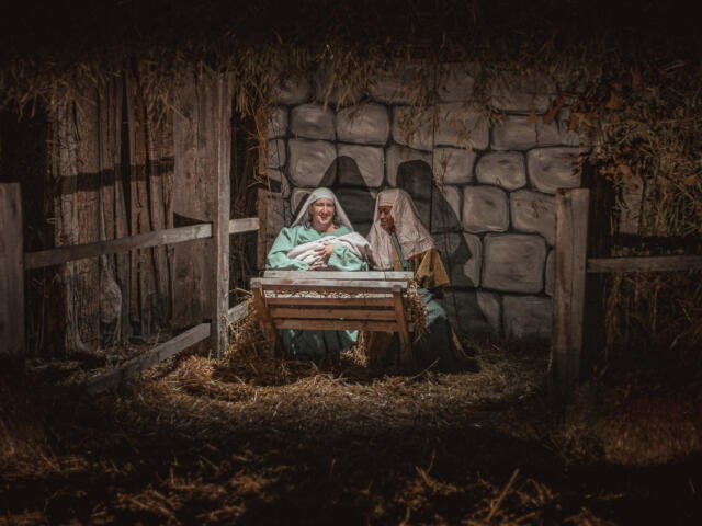 Drive Thru Nativity at Clarksville Grace Church of the Nazarene on December 13, 2025. (Wesley Irvin)