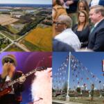 Clockwise from the top left, T.RAD site, Michael Lankford, Whataburger and ZZ Top.