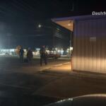 Police search the area near Park Lane following a shooting on Dec. 11, 2025. (Enrique Hernandez, Dash 10 Media)