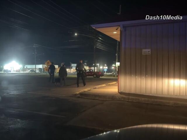 Police search the area near Park Lane following a shooting on Dec. 11, 2025. (Enrique Hernandez, Dash 10 Media)