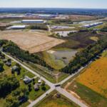The T.RAD site, shown pad-ready at the left, at the Corporate Business Park. (CMC IDB, contributed)