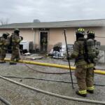 Vendor's Mall on Fort Campbell Boulevard had a fire on Dec. 16, 2025. (Clarksville Fire Rescue, contributed)