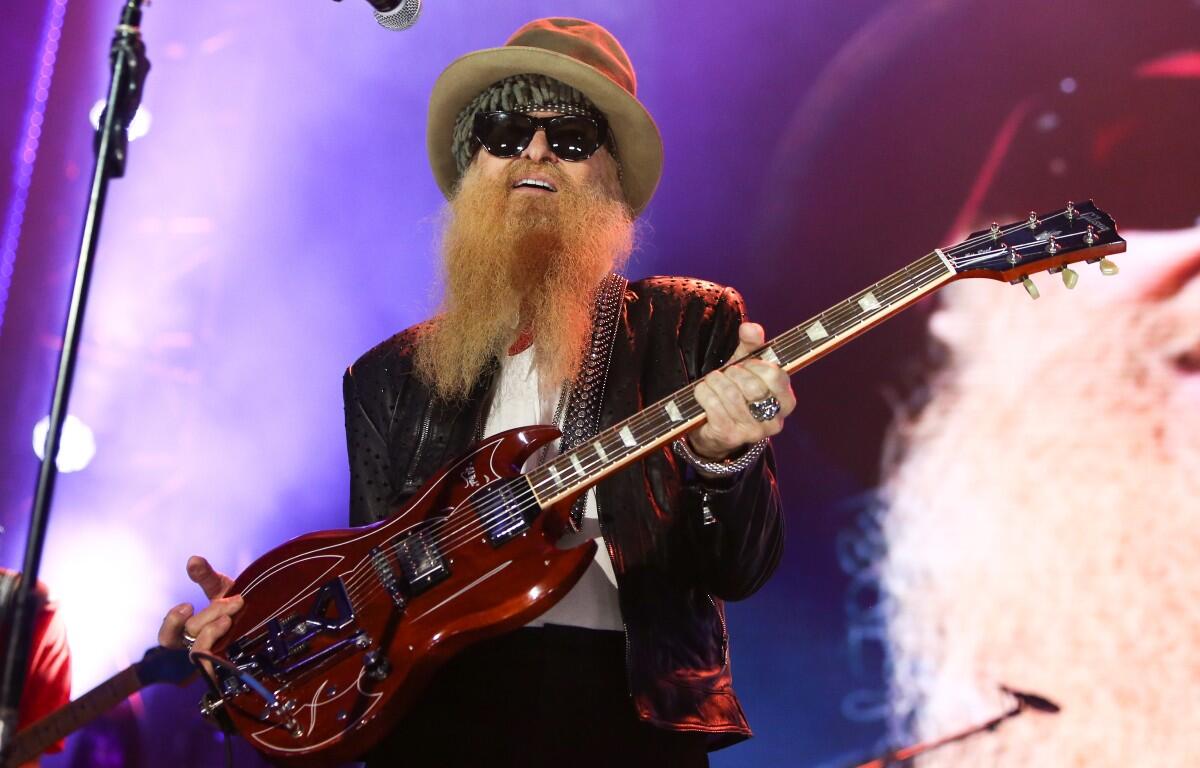 ZZ Top's Billy Gibbons performs in November 2017 in New York City.