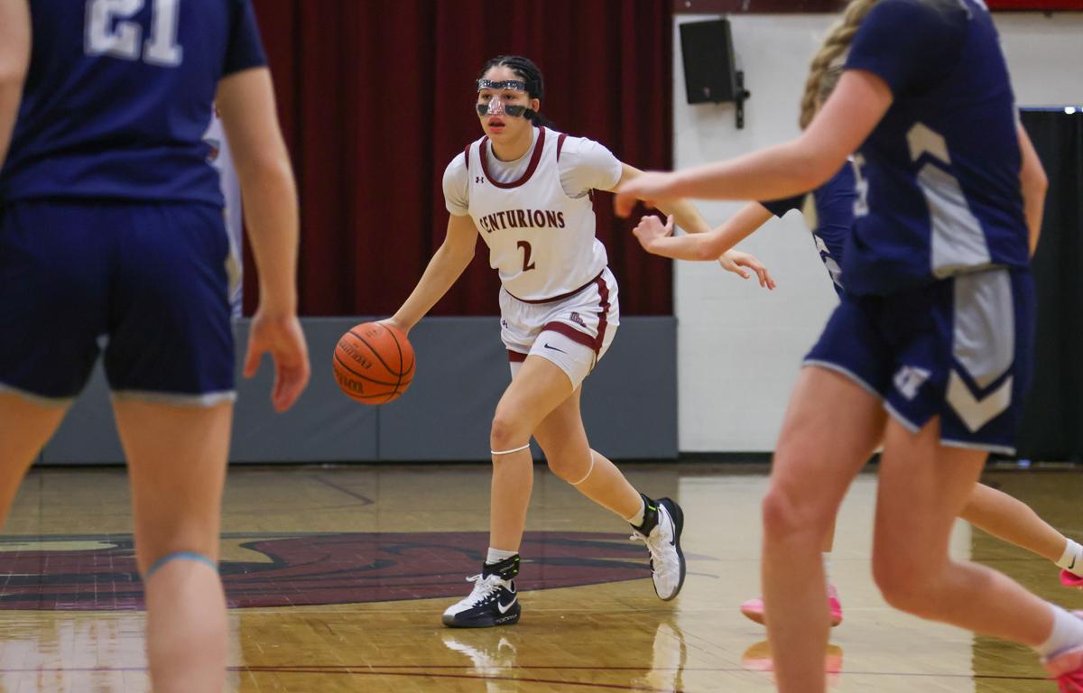 Kaydence Kindle as the Clarksville Christian Centurions defeated the Pleasant View Warriors on Jan. 20, 2026. (Knox Rives)