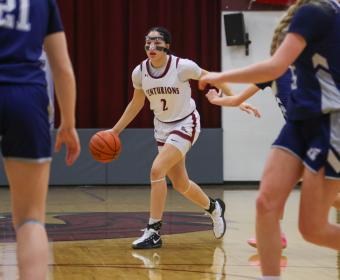 Kaydence Kindle as the Clarksville Christian Centurions defeated the Pleasant View Warriors on Jan. 20, 2026. (Knox Rives)