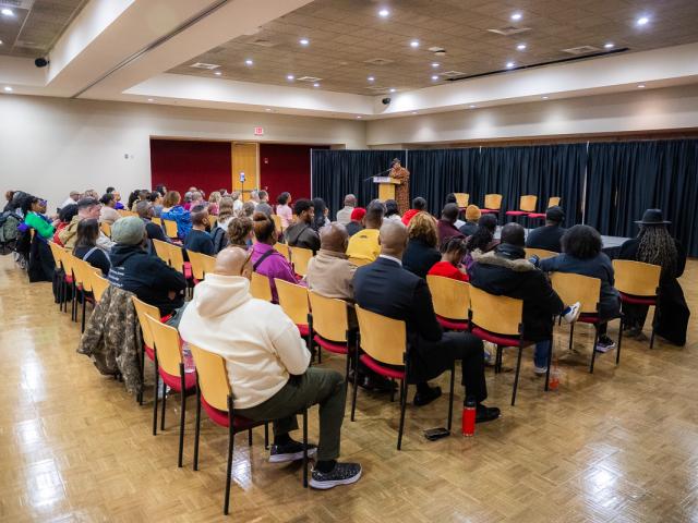 Black Clarksville MLK Day of Action at Morgan University Center on January 17, 2026. (Wesley Irvin)