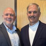 Mark Riggins, left, and Charlie Koon.