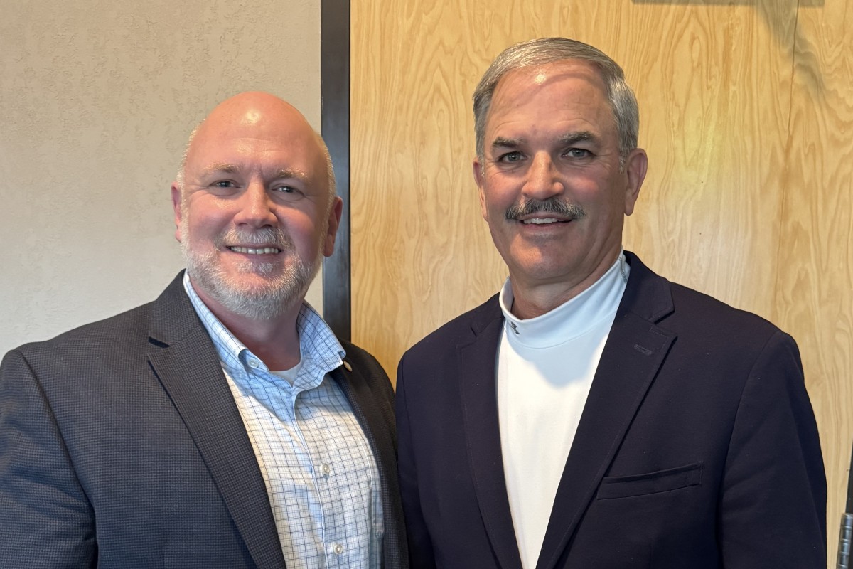 Mark Riggins, left, and Charlie Koon.