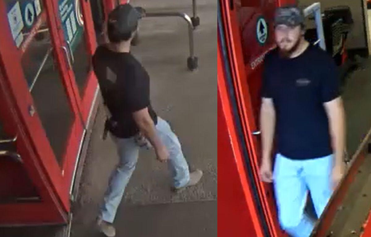 A suspect police say took dressing room photos in the Clarksville Target. (CPD, contributed)