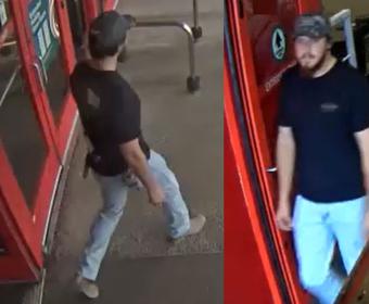 A suspect police say took dressing room photos in the Clarksville Target. (CPD, contributed)