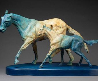 "Duet" by Diana Reuter-Twining. (Contributed, Customs House Museum)