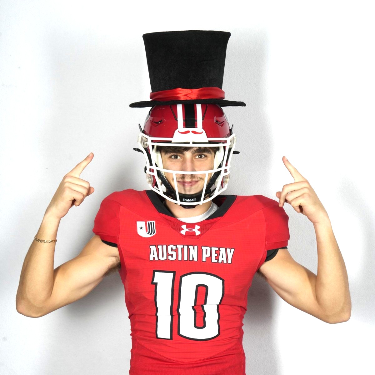 Hamilton DiBoyan transferred to Austin Peay State University from South Alabama. Jan. 30, 2026. (APSU Athletics)