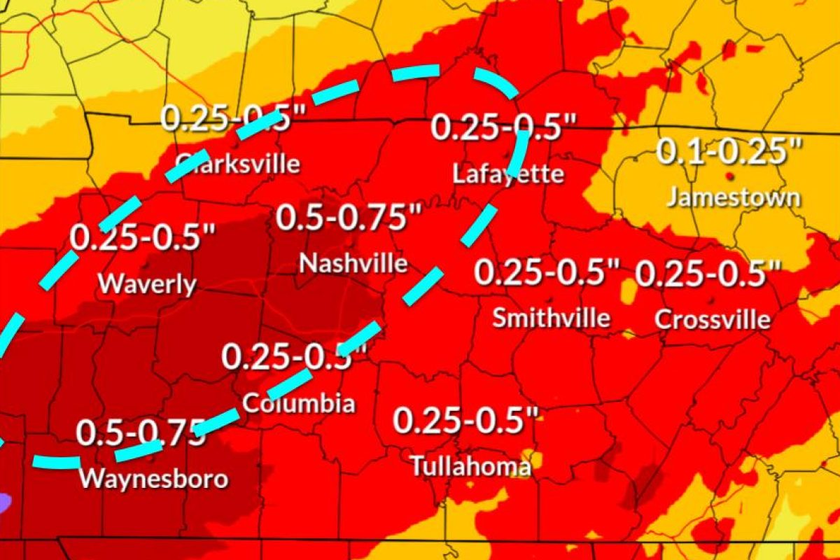 The ice totals forecast through Sunday evening as of Jan. 24, 2026. (National Weather Service, contributed)