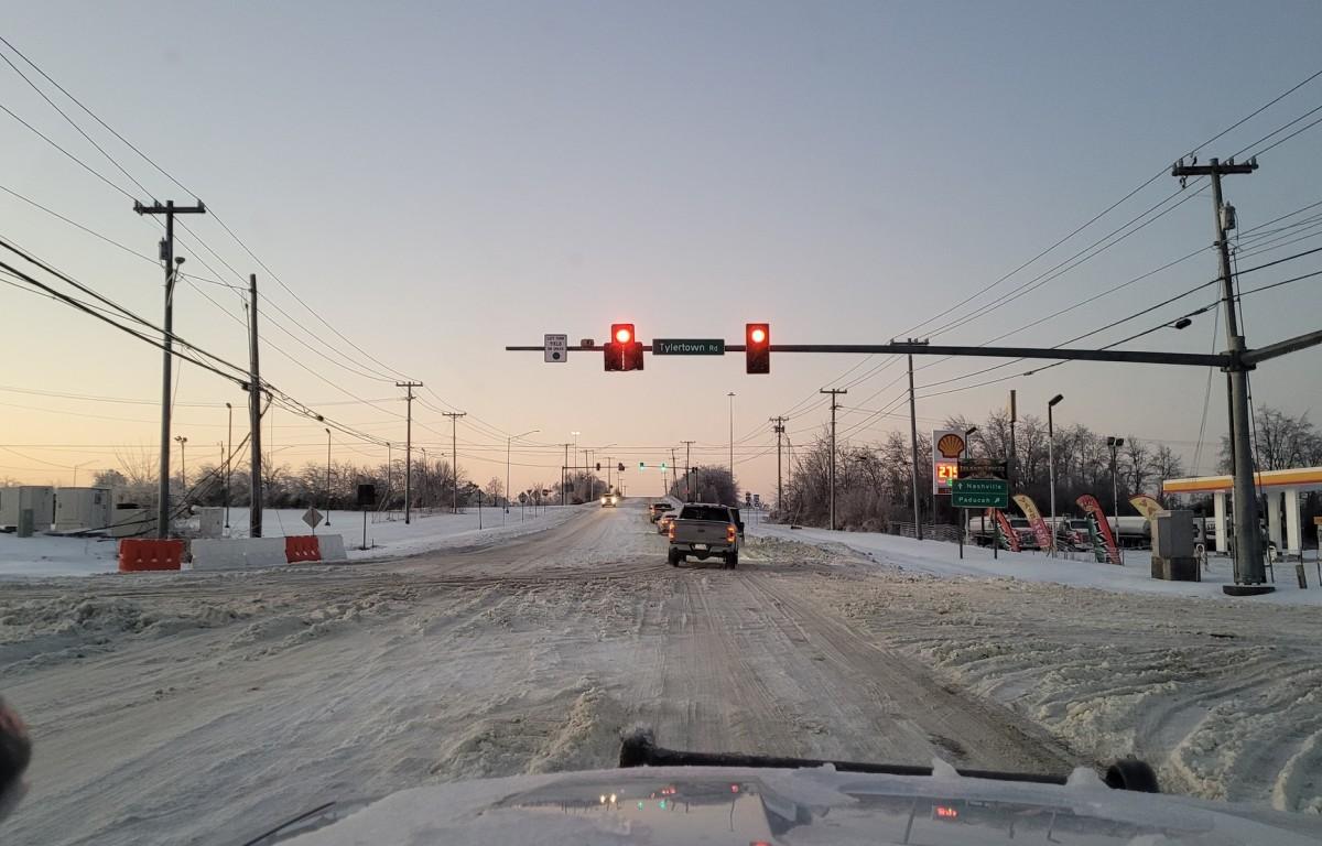 Tylertown Road in Clarksville on Jan. 26, 2026. (CPD, contributed)