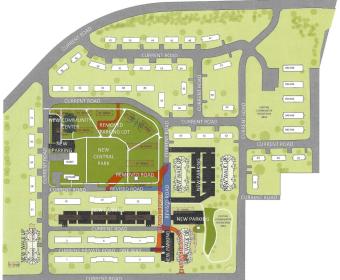 Lincoln Homes redevelopment site plan as of January 2026. (Clarksville Housing Authority, contributed)