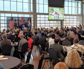 The Clarksville Area Chamber of Commerce Mayor's Power Breakfast on Jan. 6, 2026. (Chris Smith)