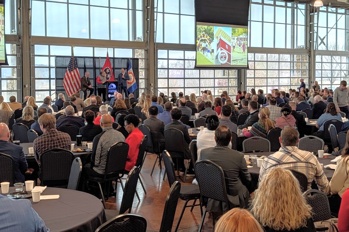 The Clarksville Area Chamber of Commerce Mayor's Power Breakfast on Jan. 6, 2026. (Chris Smith)