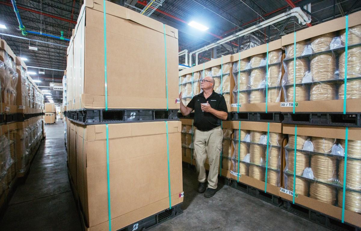 Employees at Bridgestone Metalpha. (CMC EDC, contributed)