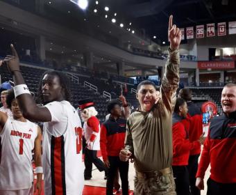Austin Peay defeated Stetson 73-65 in Atlantic Sun Conference action Friday 1/23 on Gary Mathews Court in F&M Bank Arena. Photos by Robert Smith | APSU Athletics