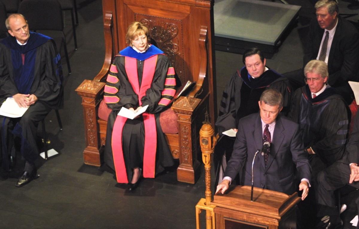 Sherry Hoppe at her inauguration. (APSU, Contributed)
