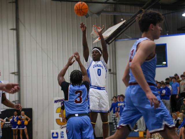 The Clarksville Academy Cougars defeated the University School of Nashville Tigers on February 11, 2026. (Knox Rives)