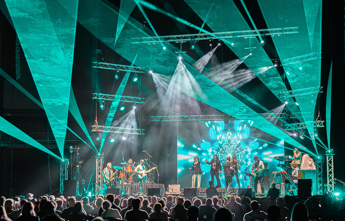 American Floyd performs at F&M bank Arena on February 20, 2026. (Wesley Irvin)