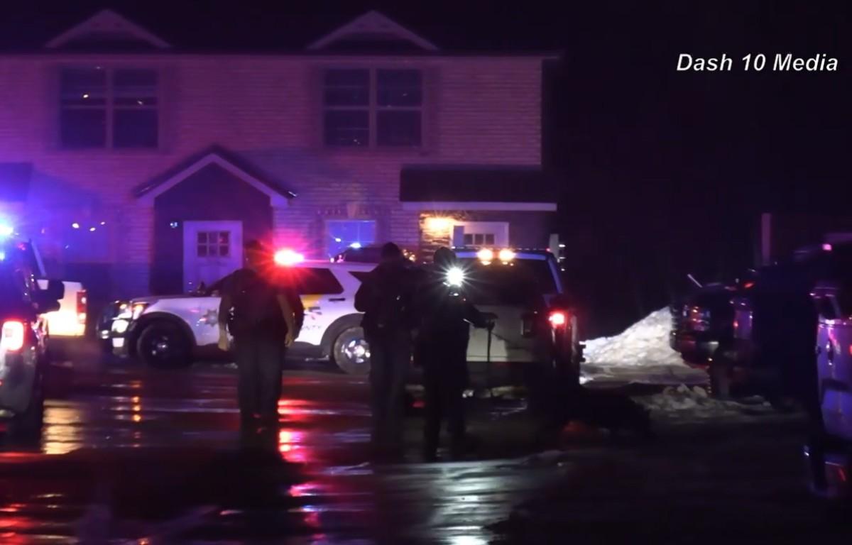 Montgomery County Sheriff's deputies respond to a shooting on Dover Road on Feb. 4, 2026. (Dash 10 Media)