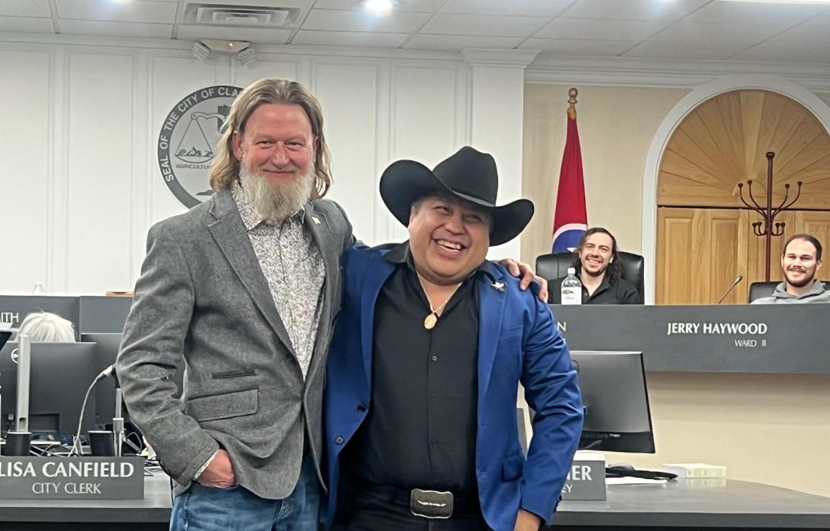 Remaining candidates for City of Clarksville City Council Ward 2. On the left, Eric Claunch, on the right, AC Lopez. (Contributed by Eric Claunch)