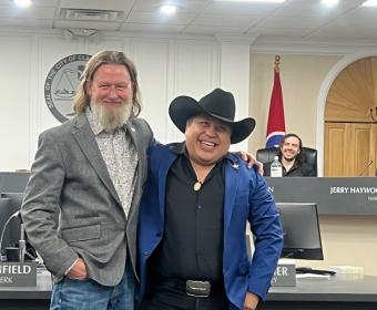 Remaining candidates for City of Clarksville City Council Ward 2. On the left, Eric Claunch, on the right, AC Lopez. (Contributed by Eric Claunch)