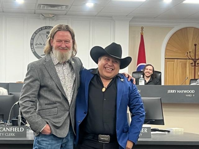 Remaining candidates for City of Clarksville City Council Ward 2. On the left, Eric Claunch, on the right, AC Lopez. (Contributed by Eric Claunch)