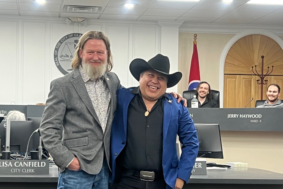 Remaining candidates for City of Clarksville City Council Ward 2. On the left, Eric Claunch, on the right, AC Lopez. (Contributed by Eric Claunch)