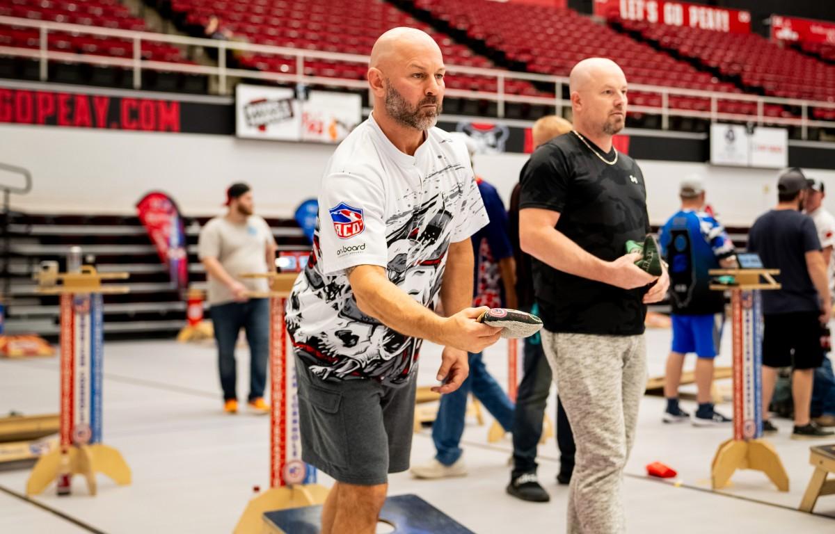 The cornhole championship event at the APSU Dunn Center. (EDC, contributed)