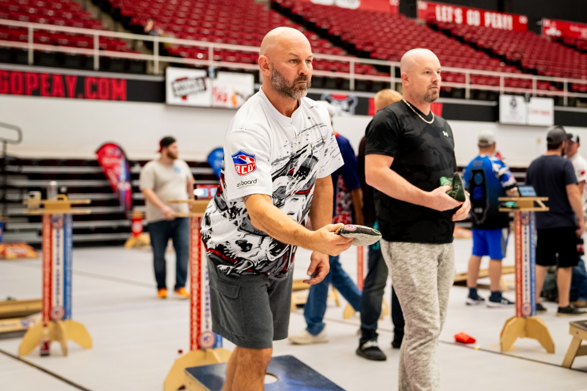The cornhole championship event at the APSU Dunn Center. (EDC, contributed)