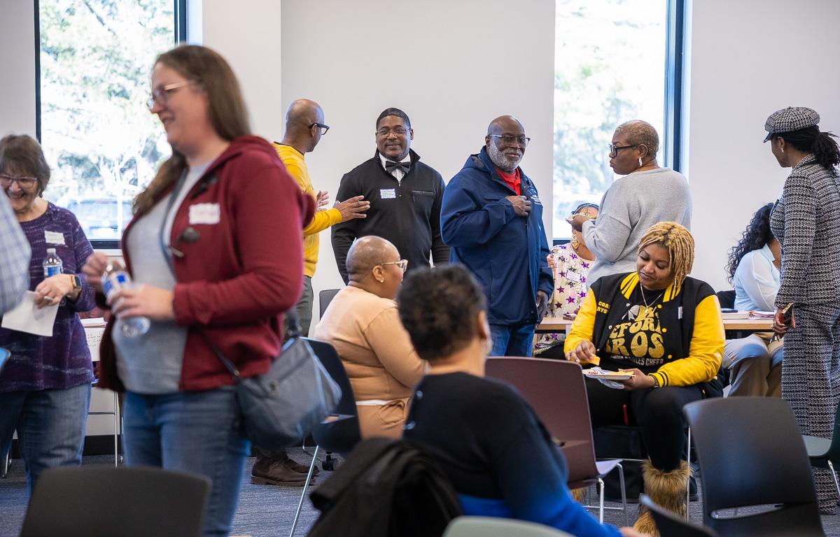 Montgomery County Democratic mixer on February 7, 2026. (Wesley Irvin)