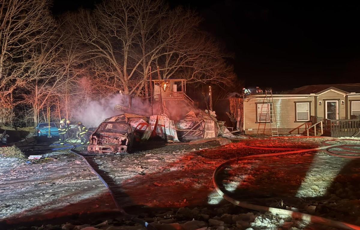 A home on Lylewood Drive was damaged in a fire on Feb. 4, 2026. (Montgomery County Fire Department, contributed)