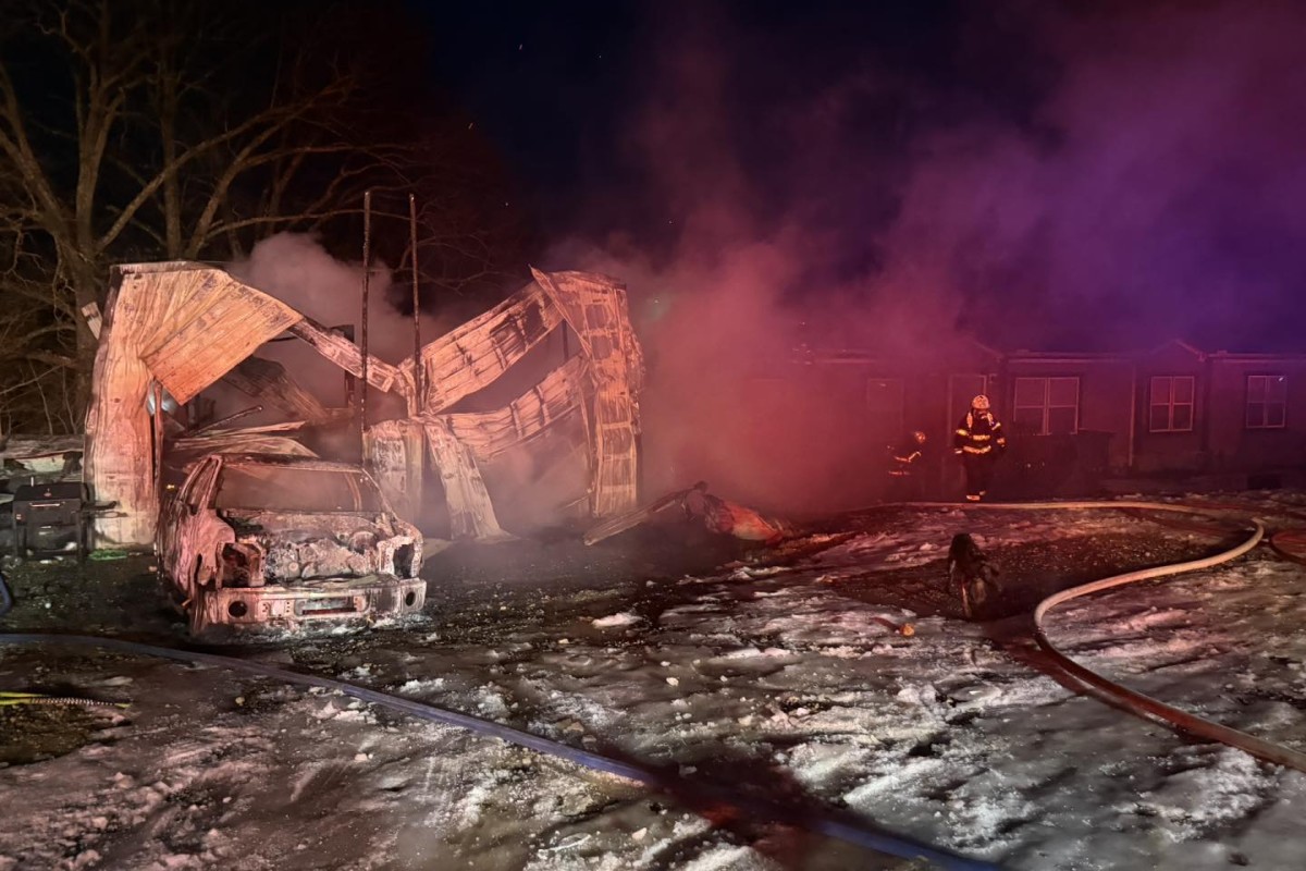 A home on Lylewood Drive was damaged in a fire on Feb. 4, 2026. (Montgomery County Fire Department, contributed)