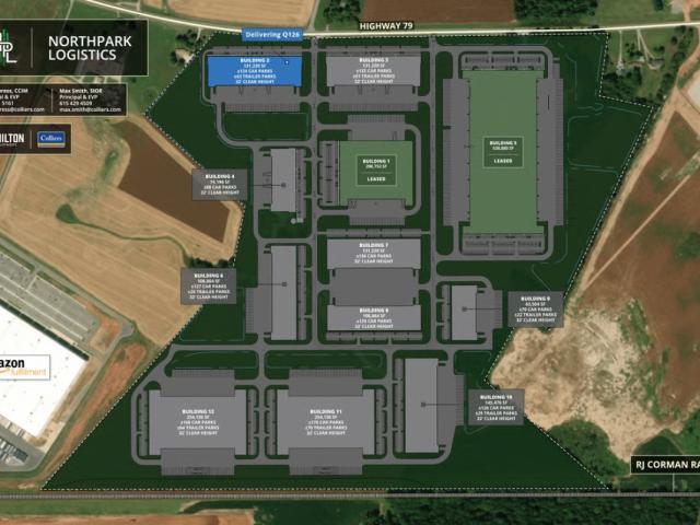 Northpark Logistics site at the Clarksville-Montgomery County Industrial Park. (Contributed)