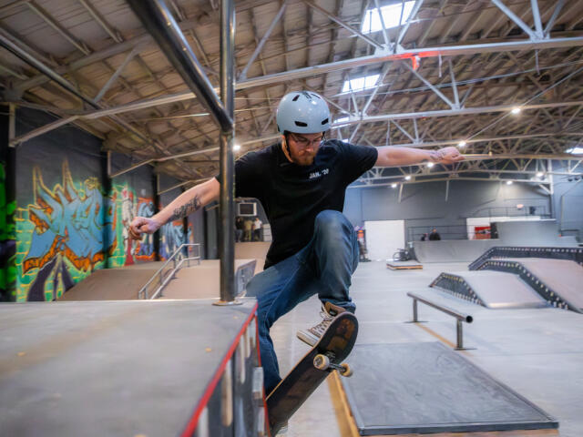 The Boneyard Skatepark on February 23, 2026. (Wesley Irvin)