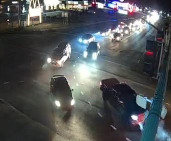 Traffic is backed up at the intersection of Providence and Second after a wreck on Providence. (City of Clarksville traffic cam, contributed)