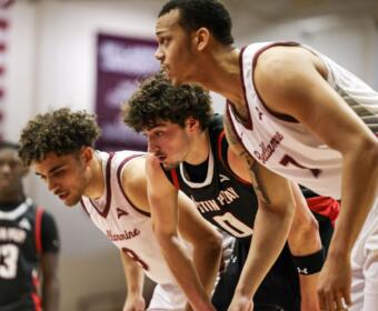 The Austin Peay men's basketball team lost to the Bellarmine Knights on Saturday, February 28, 2026, in Louisville. Photo by Alex Allard, APSU Athletics.