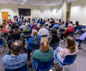 Legislative Town Hall at the Clarksville-Montgomery County Public Library on February 19, 2026. (Wesley irvin)