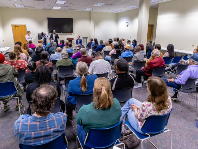 Legislative Town Hall at the Clarksville-Montgomery County Public Library on February 19, 2026. (Wesley irvin)