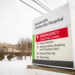 New temporary signage for Vanderbilt Clarksville Hospital on Feb. 2, 2026. (Wesley Irvin)