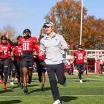 Austin Peay’s football team defeated Samford, 30-16, on Senior Day in its regular-season home finale at Fortera Stadium in Clarksville, Tennessee. Photo by Carder Tipler, APSU Athletics.