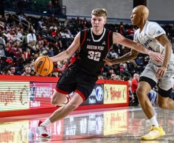 Austin Peay State University men's basketball's Collin Parker. (Karley Livingston, APSU Athletics)