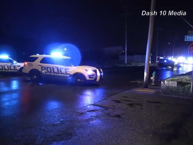 A pedestrian was hit by a car on College Street on Feb. 19, 2026. (Enrique Gonzalez, Dash 10 Media)