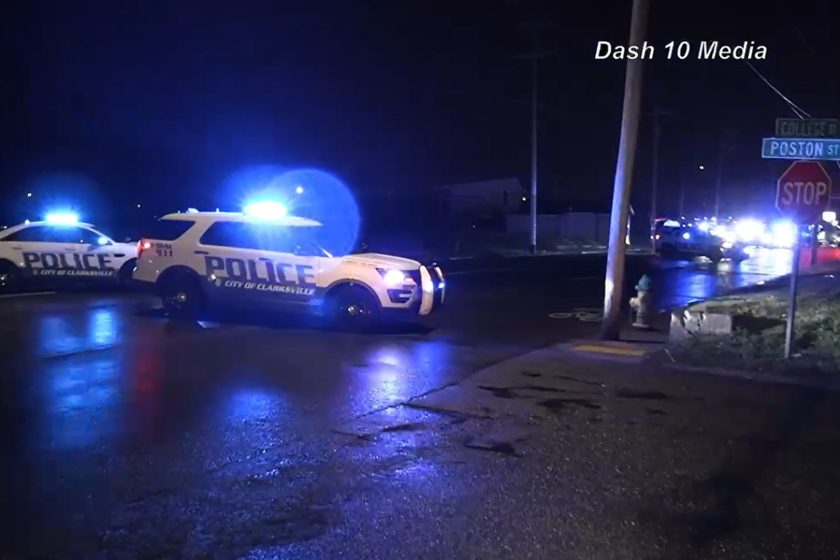 A pedestrian was hit by a car on College Street on Feb. 19, 2026. (Enrique Gonzalez, Dash 10 Media)