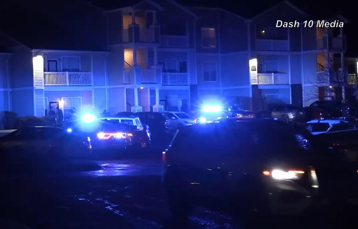 A man shot himself at an apartment on Westfield Court on Feb. 9, 2026. (Enrique Hernandez, Dash 10 Media)