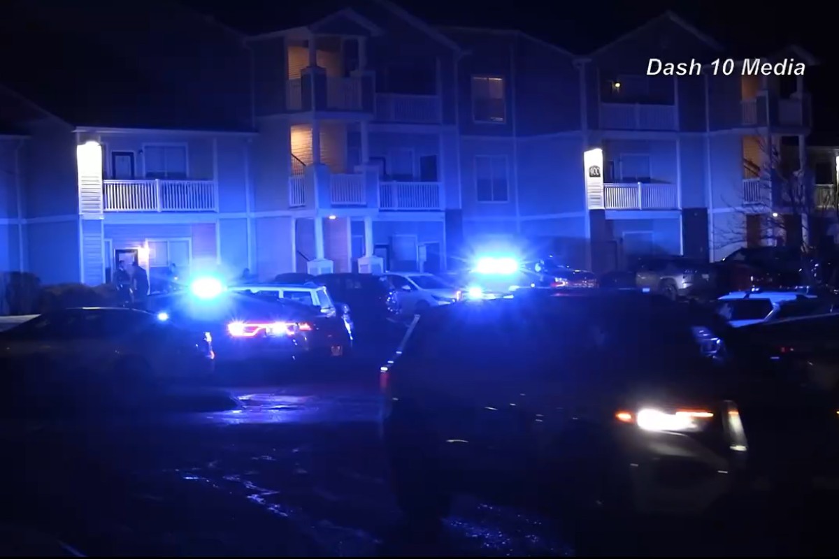 A man shot himself at an apartment on Westfield Court on Feb. 9, 2026. (Enrique Hernandez, Dash 10 Media)